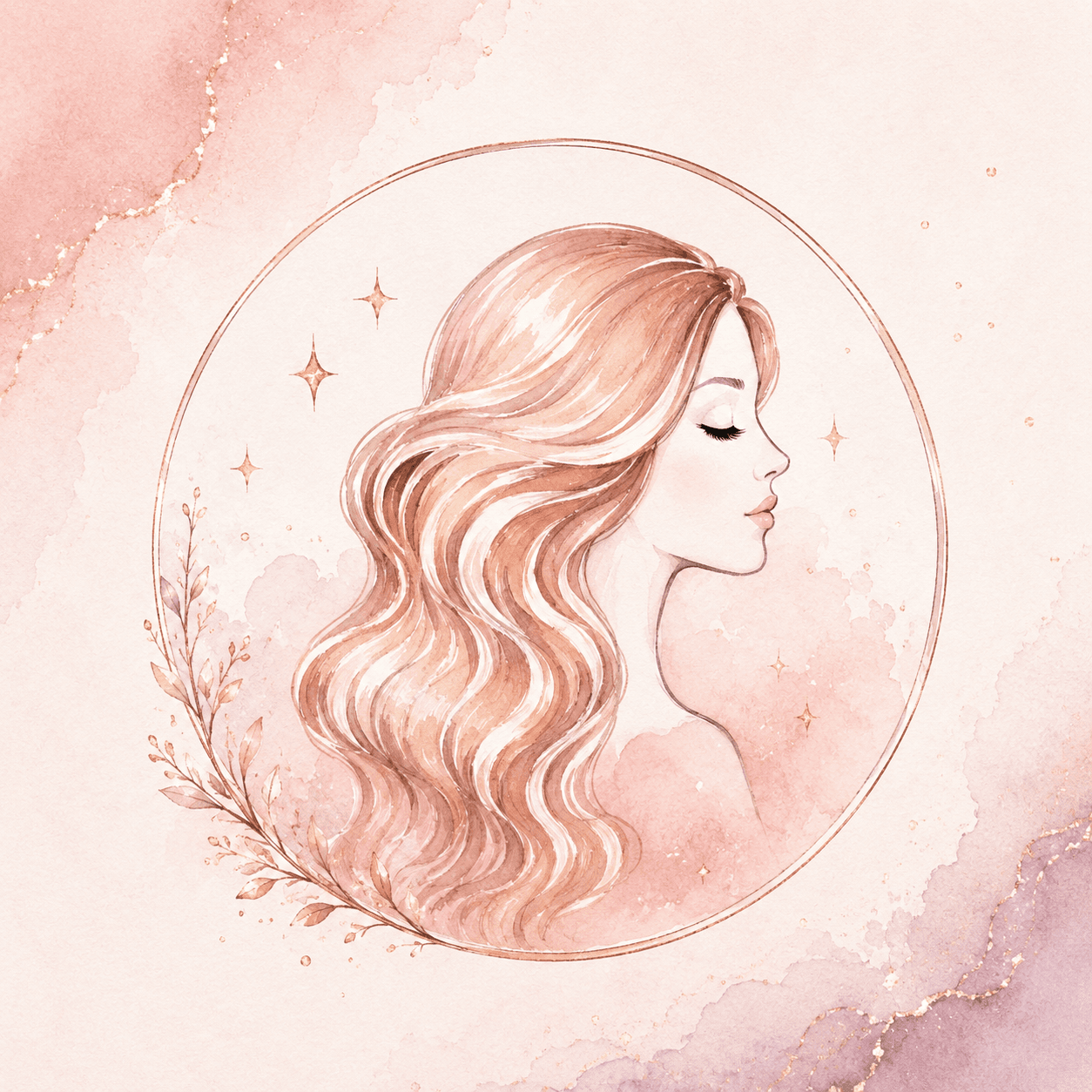Styled hair